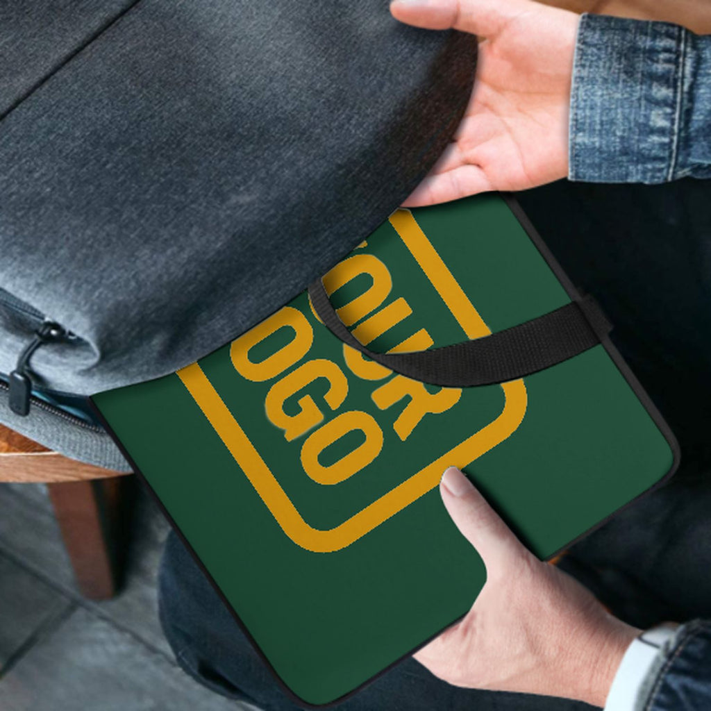 Custom Green Yellow Laptop Bag