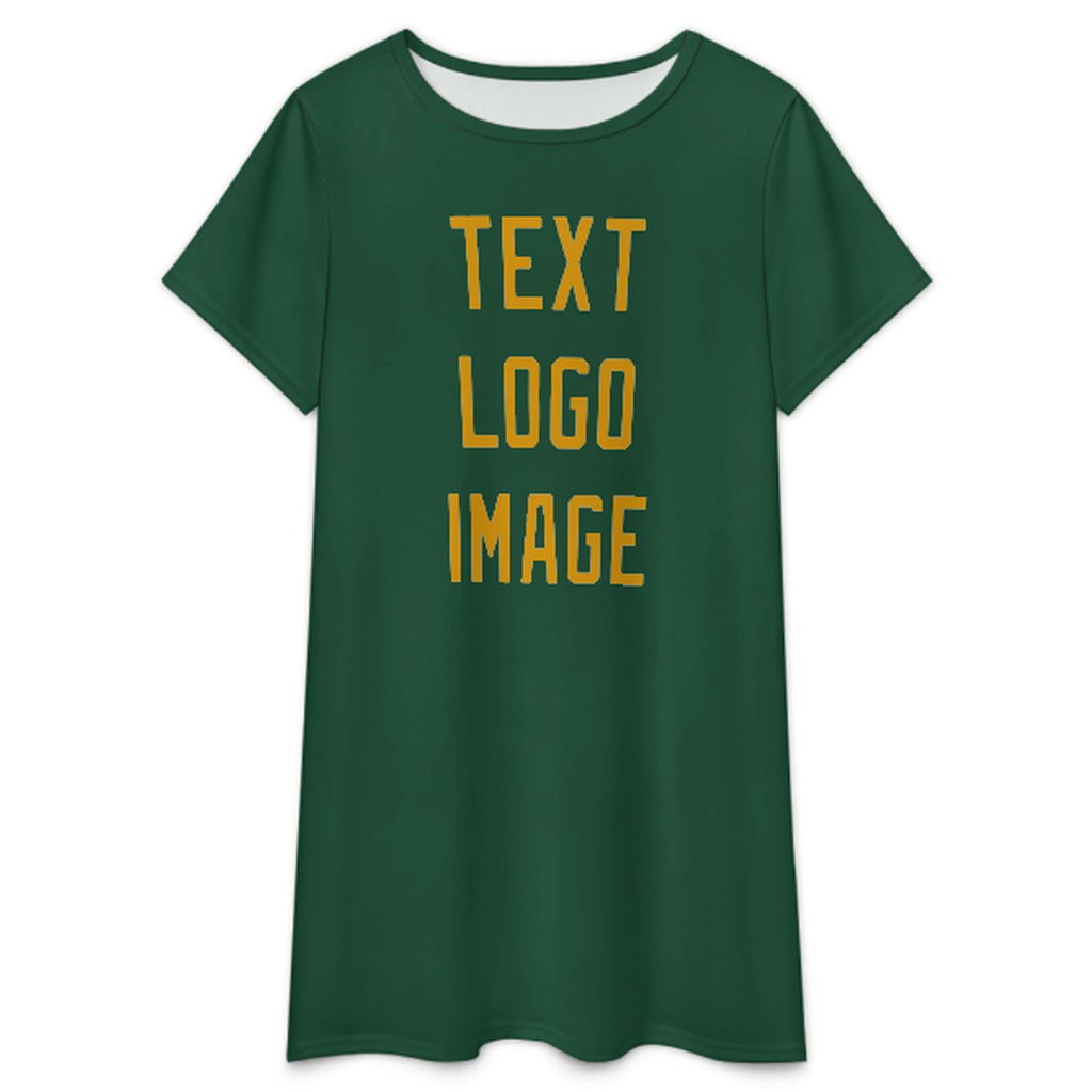 Custom Green Yellow Nachthemd