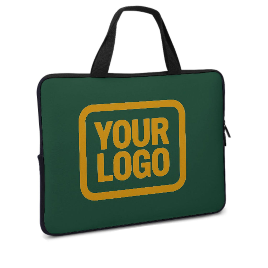 Custom Green Yellow Laptop Bag