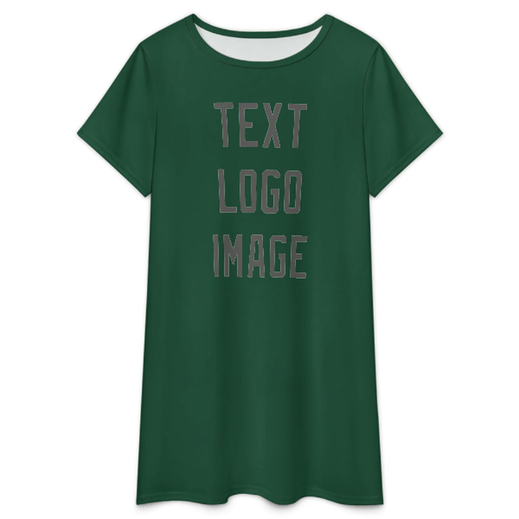 Custom Green Dark Grey Nachthemd