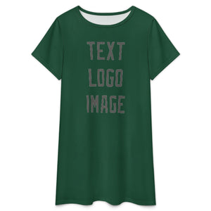 Custom Green Dark Grey Nachthemd