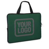 Custom Green Dark Grey Laptop Bag
