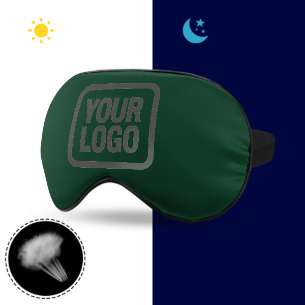 Custom Green Dark Grey Sleep Mask