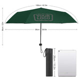 Custom Green Dark Grey Automatic Umbrella