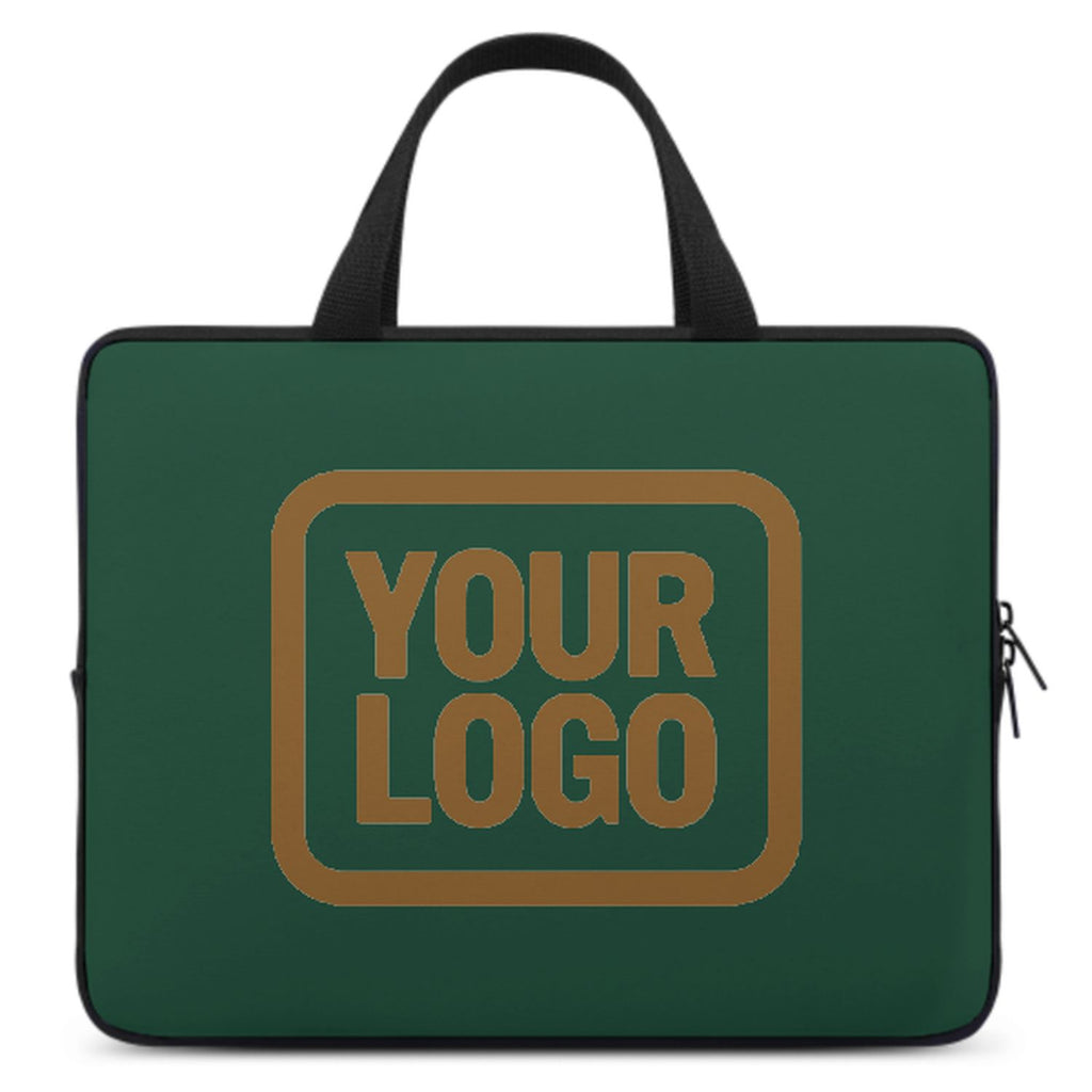 Custom Green Khaki Laptop Bag