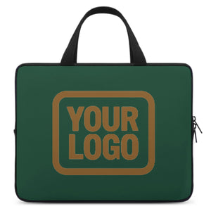 Custom Green Khaki Laptop Bag