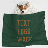 Custom Green Khaki Pet Blanket