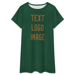 Custom Green Khaki Nachthemd