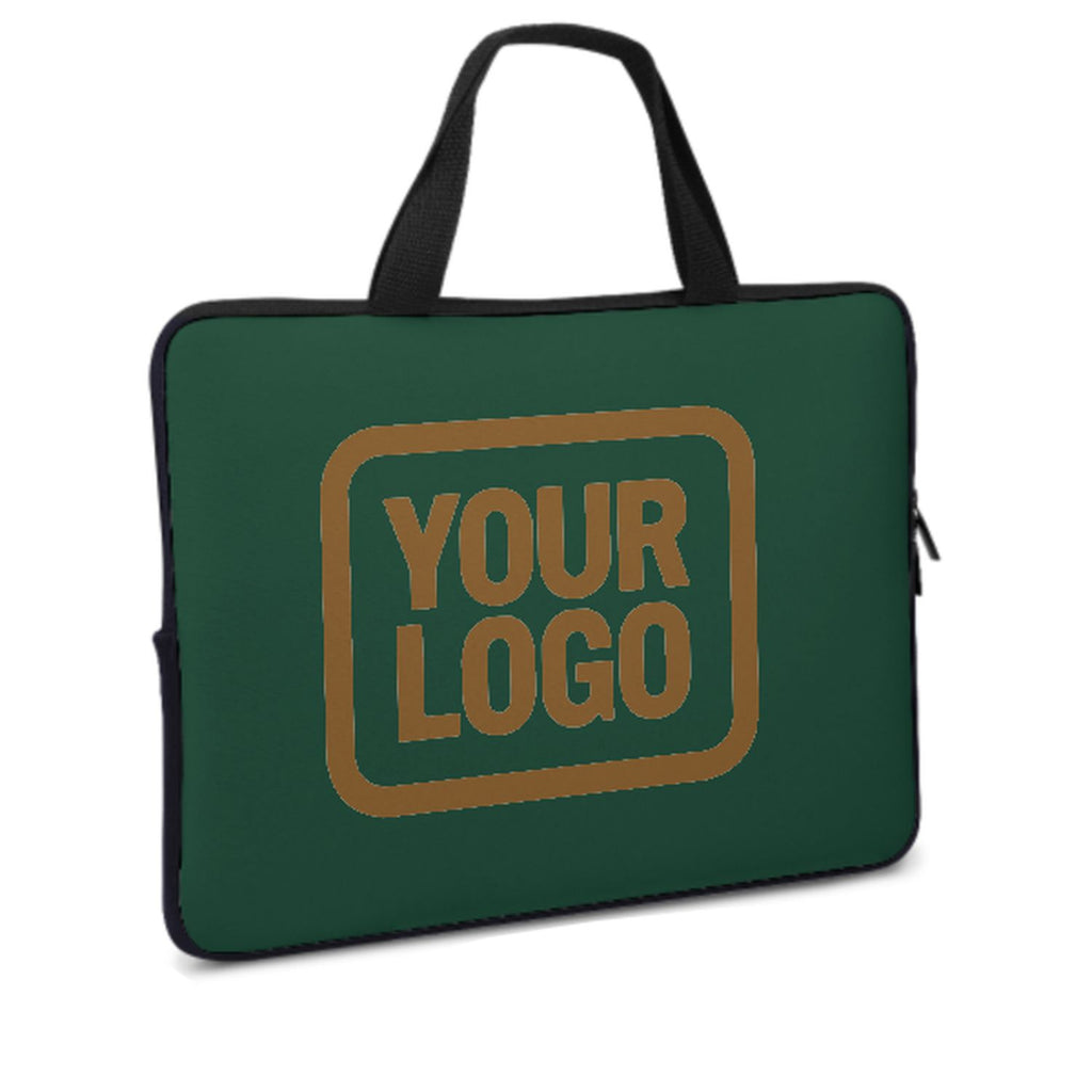 Custom Green Khaki Laptop Bag