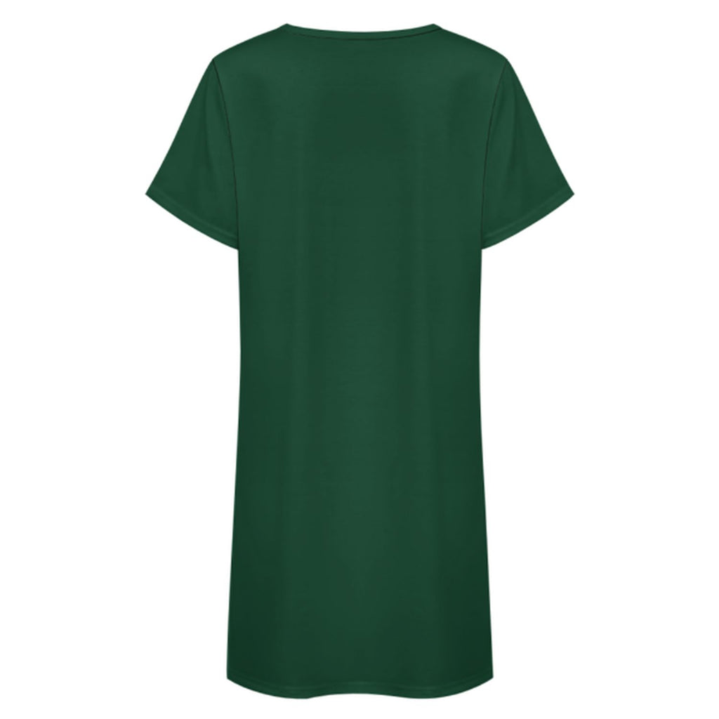 Custom Green Khaki Nachthemd