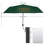 Custom Green Khaki Automatic Umbrella