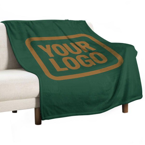Custom Green Khaki Blanket