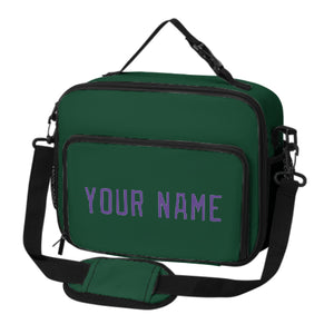 Custom Green Light Purple Lunch Bag