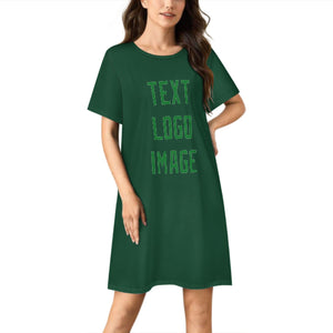 Custom Green Emerald Green Nachthemd