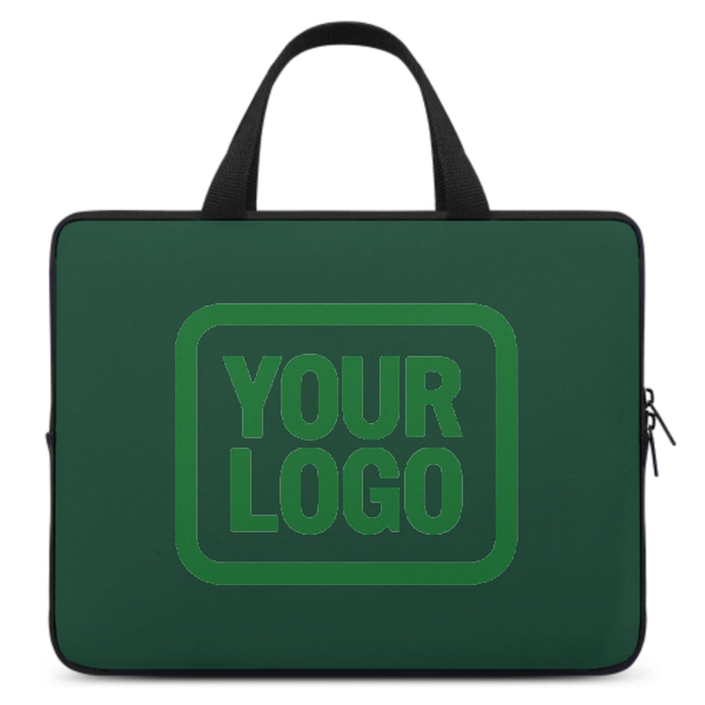 Custom Green Emerald Green Laptop Bag