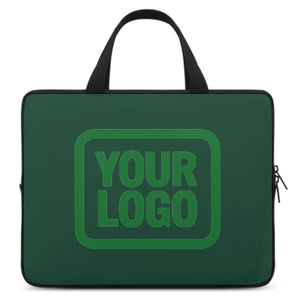Custom Green Emerald Green Laptop Bag