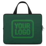 Custom Green Emerald Green Laptop Bag
