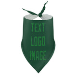 Custom Green Emerald Green Pet Scarf
