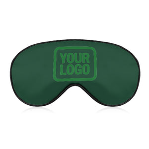 Custom Green Emerald Green Sleep Mask