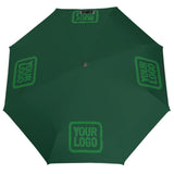 Custom Green Emerald Green Automatic Umbrella