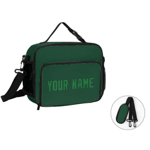 Custom Green Emerald Green Lunch Bag