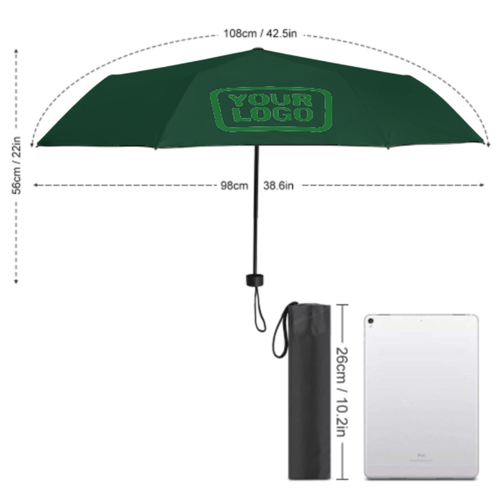 Custom Green Emerald Green Automatic Umbrella
