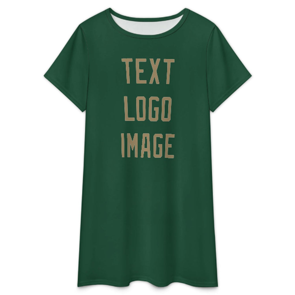 Custom Green Light Khaki Nachthemd