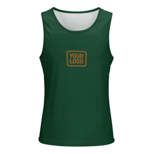 Custom Green Khaki Men's Tank Top