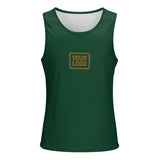 Custom Green Khaki Men's Tank Top