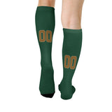 Custom Green Khaki Knee-High Sock