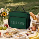 Custom Green Blue Green Lunch Bag