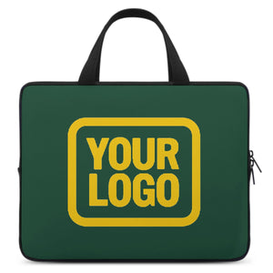 Custom Green Gold Laptop Bag