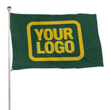 Custom Green Gold Flag
