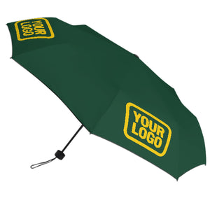 Custom Green Gold Automatic Umbrella
