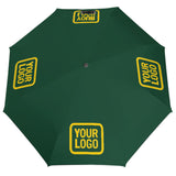 Custom Green Gold Automatic Umbrella