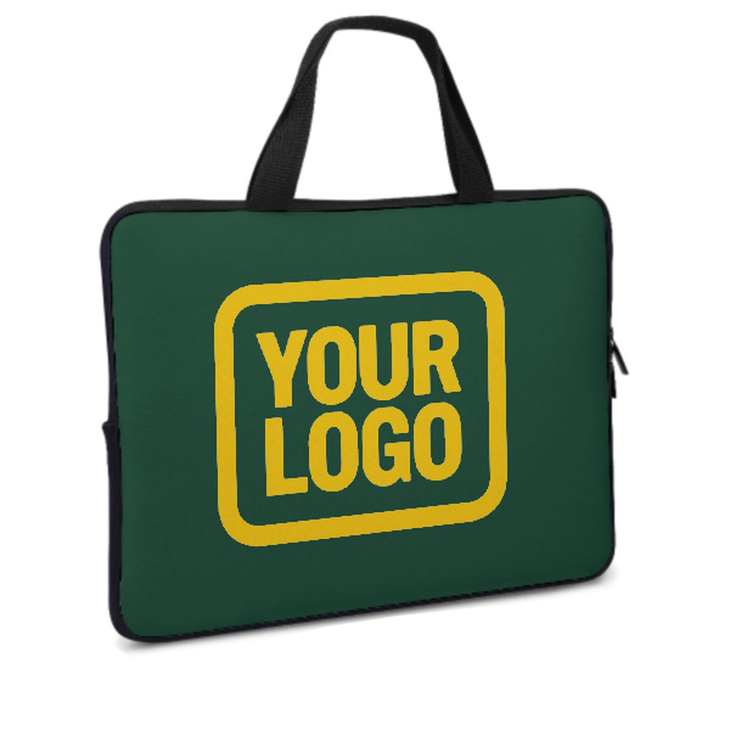 Custom Green Gold Laptop Bag