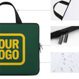 Custom Green Gold Laptop Bag