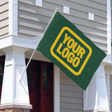 Custom Green Gold Flag