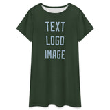 Custom Dark Green Light Blue Nachthemd