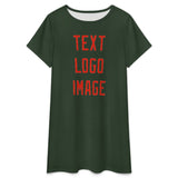 Custom Dark Green Orange Red Nachthemd
