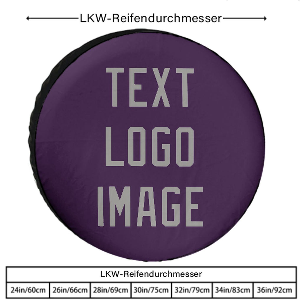 Custom Purple Gray Truck Tires