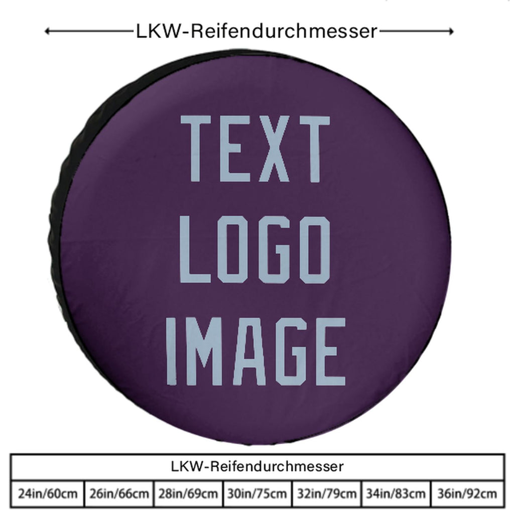 Custom Purple Light Blue Truck Tires