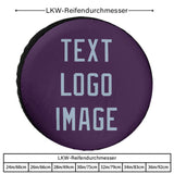 Custom Purple Light Blue Truck Tires