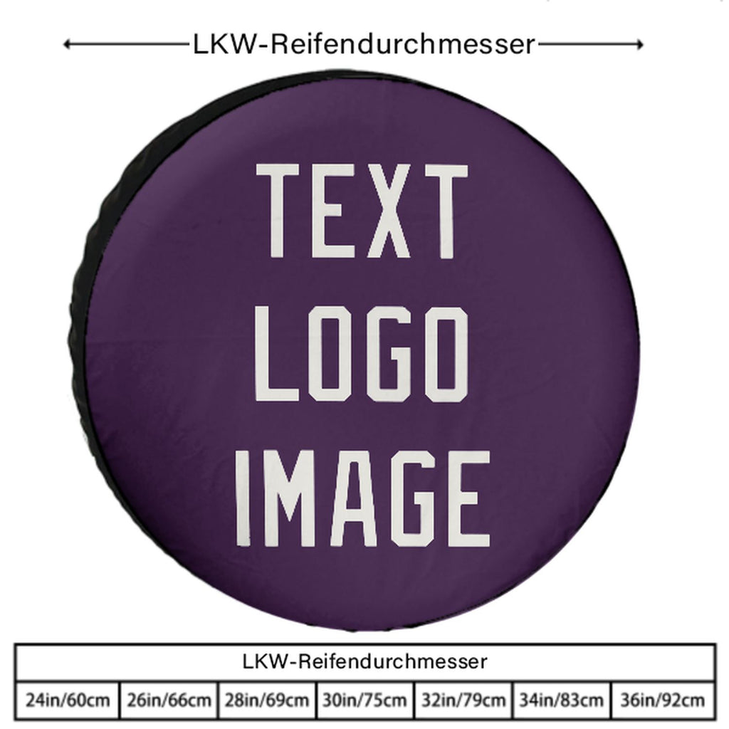 Custom Purple White Truck Tires