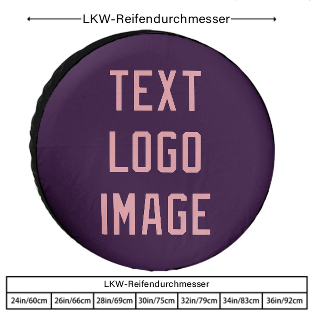 Custom Purple Light Pink Truck Tires