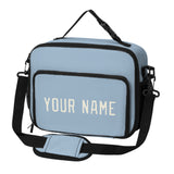 Custom Light Blue Cream Lunch Bag