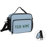 Custom Light Blue Green Lunch Bag