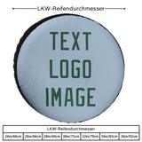 Custom Light Blue Green Truck Tires