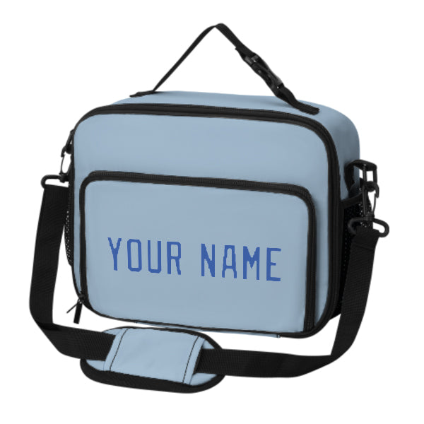 Custom Light Blue Sky Blue Lunch Bag