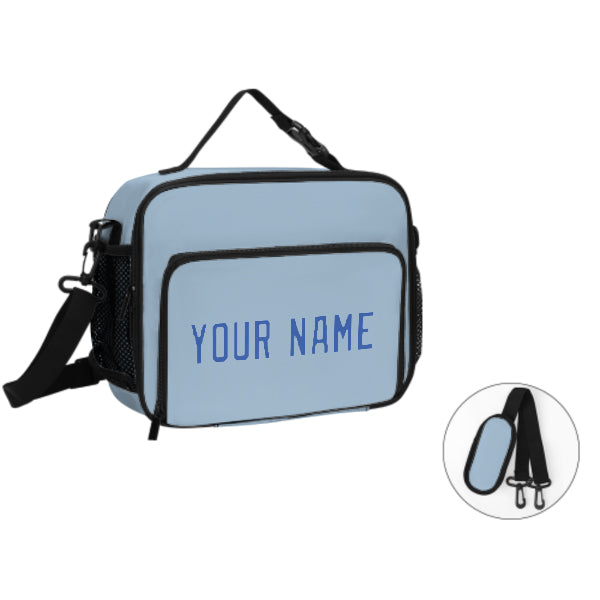 Custom Light Blue Sky Blue Lunch Bag